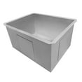 thumbnail image 5 of Ruvati 21" x 18" x 12" Deep Laundry Utility Sink Undermount 16 Gauge, 5 of 12