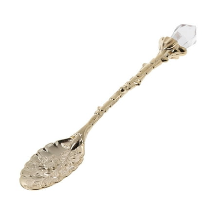 

BOOMTB Hot Royal Luxury Vintage for Palace Carved Coffee Tea Mini Ice cream Scoop Spoon