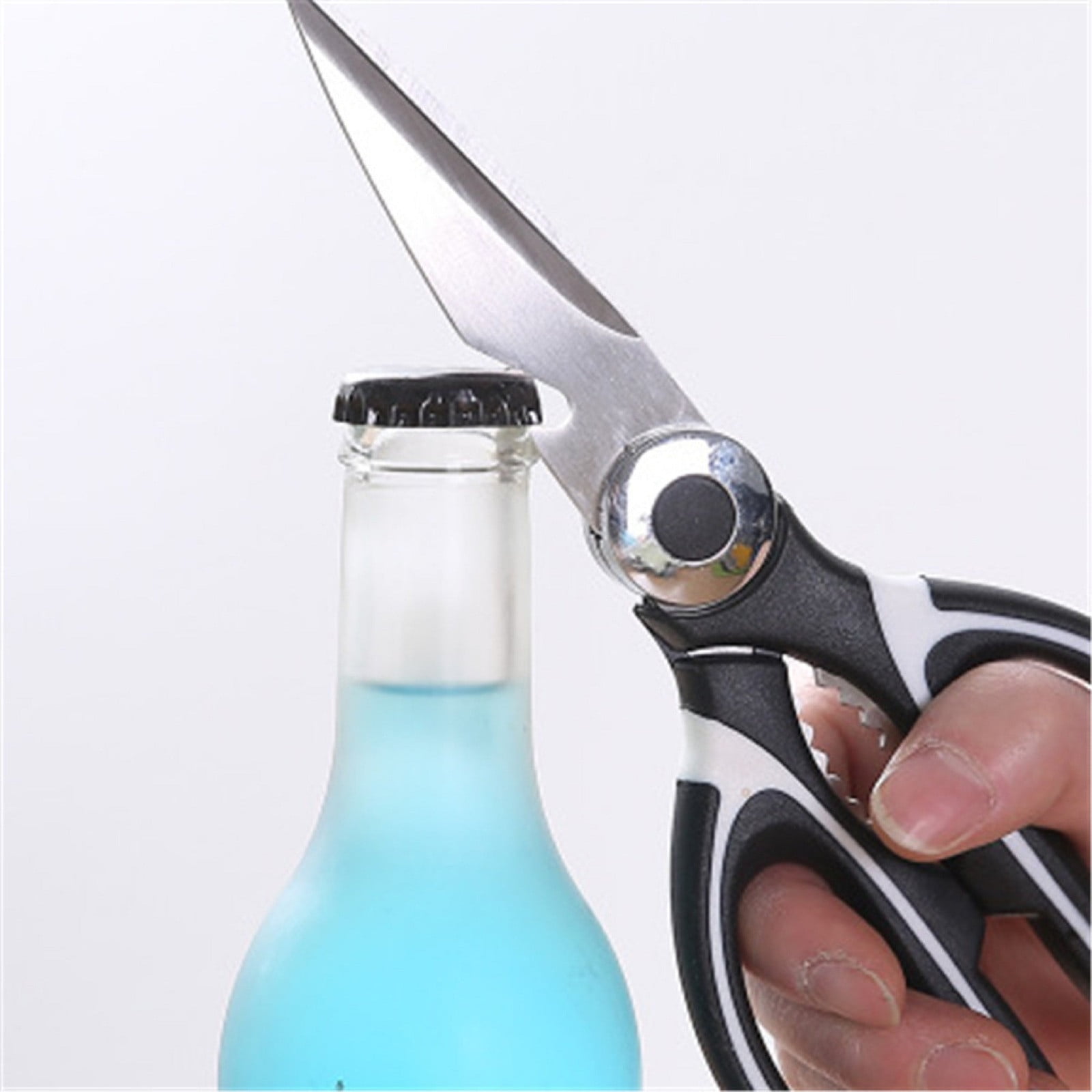 Chicago Cutlery Deluxe Multipurpose Stainless Steel Kitchen  Shears with Built-In Bottle Opener, For Left and Right Handed Users,  Resists Rust, Stains, and Pitting, Kitchen Scissors: Cutlery Sissors: Home  & Kitchen