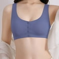 thumbnail image 4 of XIYON Womens Bras Seamless Front Closure Bra Soft Breathable Post Bra For Prosthetic Comfort Classic, 4 of 8