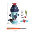 thumbnail image 1 of Juego de béisbol con rociador de agua con forma de cactus para niños, divertidos juegos de agua de verano al aire libre con 4 pelotas de béisbol y rociador ajustable, se adhiere al césped y al jardín, 1 of 6