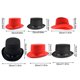thumbnail image 4 of Sombrero de copa Qarigey accesorio de Cosplay multiusos para fiestas negro adulto alto, 4 of 6