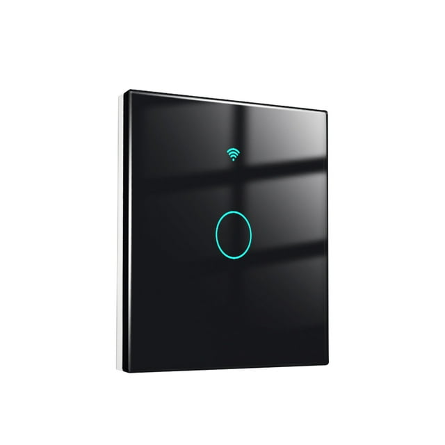 ziyahi Tuya Smart Light Switches App Remote Control Panel Voice Timing Module Household Office Living Room White Black