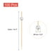 thumbnail image 2 of Uxcell 100Pcs Palillos de cóctel de perla de bambú para bebidas, alimentos y frutas, blanco, 2 of 6