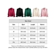 thumbnail image 2 of Deago Women's Satin Silk Blouses Puff Lantern Long Sleeve Shirts Button Down Collared Dressy Work Business Casual Tops Fall Clothes (Apricot, S), 2 of 9