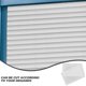 thumbnail image 4 of ColoMX Ventana auto estática Patrón de persianas Patrón de la ventana de privacidad Película estática Cerrar estática Película no adhesiva, 4 of 7