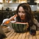 thumbnail image 5 of Stainless Steel Fruit Fork For Watermelon Cutting Multi Functional Dicing And Splitting Tool Household Watermelon Eating Spoon Tool, 5 of 7