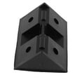 thumbnail image 3 of Unique Bargains Furniture Shelf Furniture Plastic 90 Degree Corner Braces Angle Brackets 8Pcs, 3 of 4
