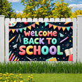 thumbnail image 6 of Colorful Theme Welcome Back to School Decorative Banner for Classroom Decoration School Event Kids, 6 of 9