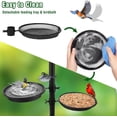 thumbnail image 3 of Umailgoo 92" Bird Feeding Station,Heavy Duty Bird Feeder Pole Bird House Stand Mount Kit with Squirrel Proof Baffle,Adjustable Buddy Poles for Outdoors Hanging, 3 of 6
