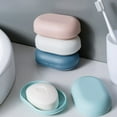 Wovilon Soap Holder, Travel Soap Container with Lid, Portable Bar Soap