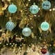 thumbnail image 5 of Set de adornos navideños inquebrantables de 12 piezas | Decoraciones de árbol navideño de plástico multiestilo – azul, dorado, rojo, verde menta, rosa | Ligero, fácil de colgar para casa, fiesta o, 5 of 7