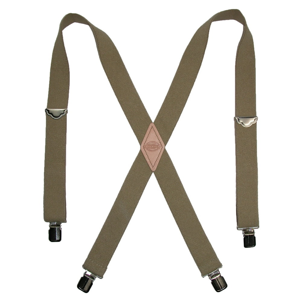 Dickies 11/2 Solid Straight Clip Suspender