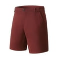 thumbnail image 2 of Caqnni Mens Shorts Casual Drawstring Pockets Elastic Waist(Black,L), 2 of 3