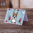 thumbnail image 2 of Winter Holiday Boxer Greeting Cards and Envelopes Pack of 8, 2 of 2