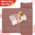 thumbnail image 4 of Red Christmas Reindeer Pattern Toddler Nap Mats for Kids Preschool,50"x20" Sleeping Mat Bag or Kids,Toddler Sleeping Bag,Toddler Nap Mat or Daycare, 4 of 6