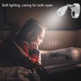 thumbnail image 2 of Lámpara de lectura para dormitorio de caravana, foco de pared con ángulo ajustable de 90 grados, luz de lectura giratoria LED con luz cálida, eficiencia energética, para interior de autocaravana o, 2 of 5