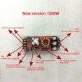 thumbnail image 3 of Fuente de alimentación Boost 1200W Convertidor de voltaje ajustable 20A ENTRADA 10-60V SALIDA 12-83V, 3 of 6