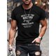 thumbnail image 3 of Camiseta clásica con estampado 3D "CONSTRUIDA EN LOS SESENTA" para hombre. Camiseta gráfica informal negra, perfecta para verano y estilo urbano. Lavable a máquina. Para adultos, hombres, mujeres, ado, 3 of 7