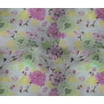 thumbnail image 5 of oneOone Cotton Flex Light Purple Fabric Florals Sewing Material Print Fabric By The Yard 40 Inch Wide, 5 of 6