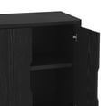 thumbnail image 6 of Rivington Modern 60" Sideboard in Black (4-Shelf), 6 of 12