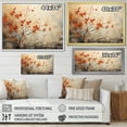thumbnail image 4 of Designart "Glowing Embers Maple Trees wall art I" Floral Floater Framed Canvas Wall Art, 4 of 7