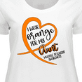 thumbnail image 4 of Inktastic I Wear Orange for my Aunt Multiple Sclerosis Awareness Women's Plus Size T-Shirt, 4 of 5