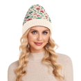 thumbnail image 7 of BZSMCE Winter Beanie Hats Casual Warm Cozy CapWhimsical Holiday Confetti Pattern, 7 of 7