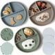 thumbnail image 1 of Placas de Succión Moonkie gris pardo/éter/salvia 100 % Silicona sin BPA para Bebé, 1 of 8