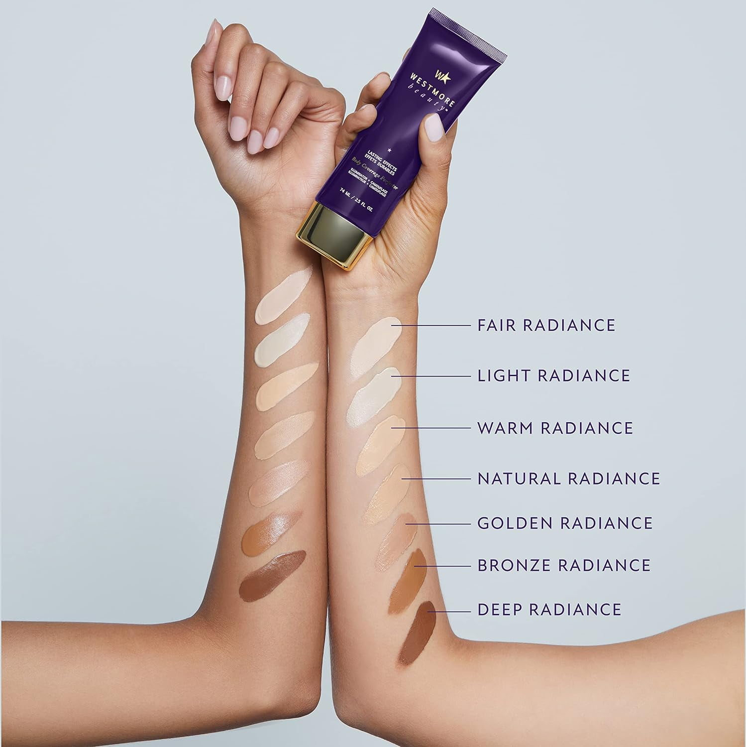 Westmore Beauty Body Coverage Perfector - Natural Radiance, 7 oz - Full Coverage, Flawless Finish