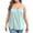 #01Green, variant on Women's Simple Loose Camisole Tank Top with Built in Bra Milk Silk Spandex for Outer Wear and Layering White L