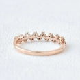 thumbnail image 5 of Jewelerix Beautiful 14K Rose Gold Plated Moissanite Dimond Engagement Ring Round Cut Forever One Her Birthday Gift Ring, 5 of 6