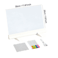 thumbnail image 3 of TIEVOSA DIY Acrylic Fluorescent LED Light Board Luminous Erasable Writing Message Board Whiteboard Painting Board Greeting Display Board Painting Luminous Board, 3 of 3
