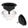 thumbnail image 6 of Ruvati RVG1650BK 18 x 34 in. Granite Composite Workstation Kitchen Sink Epi Stage Dual Mount Single Bowl, Black, 6 of 7
