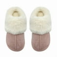thumbnail image 4 of Fuzzy House Slippers for Girls Boys, Kids Soft Plush House Shoes Winter Warm Indoor Outdoor Slippers, 4 of 6