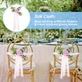 thumbnail image 4 of Wedding Aisle Decorations Pew Flowers for Wedding Ceremony Chair Floral Decoration Artificial Flowers, Pink 6 Pack, 4 of 6