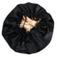 thumbnail image 1 of Gorro de dormir de satén de doble capa, ajustable, elástico, para mujer (azul cielo), 1 of 5