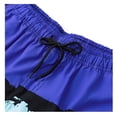 thumbnail image 5 of Zylanna Men's Board Shorts with Pockets, Swim Trunks Quick Dry Drawstring Elastic Waist Hawaiian Print Casual Summer Beach Shorts for Men Multicolor, 5 of 7