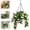 Pink-1pc, variant on 2pcs Artificial Hanging Flowers Basket, Outdoor Hanging Baskets with Artificial Flowers, Faux Spring Plants Hanging Fake Flowers for Home Porch Patio Garden Balcony Yard Look Real (Pink-1pc)