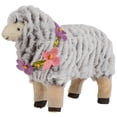 thumbnail image 4 of Northlight Sheep Wearing Flower Necklace Easter Decoration - 8", 4 of 6