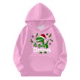 thumbnail image 3 of Sudadera con capucha para niñas y niños, sudadera de manga larga con cuello redondo y estampado de moda, jersey con bolsillo, sudadera de poliéster para niñas, 3 of 8