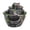 B#065 Silver, variant on Fairy House Succulent Planter Pot, Decorative Resin Flower Pot for Indoor and Outdoor Garden, Miniature Cottage Design for Small Cactus and Air Plants B#065 Silver
