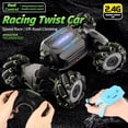thumbnail image 2 of Radiocontrol Coches 4WD 2.4G RC Stunt Car Watch Gesture Vehículo todoterreno de doble cara (verde) Tmvgtek Nuevos Originales, 2 of 9