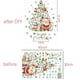 thumbnail image 2 of Pegatinas navideñas para ventana con dibujos animados de Papá Noel, árbol de Navidad, unicornio, calcomanías de vidrio, decoraciones navideñas para el hogar, Año Nuevo 2025, 2 of 2