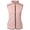 Blush, variant on J. METHOD Women’s Quilted Vest – Lightweight Sleeveless Full Zip Up Casual Stand Collar Padding Gilet Jacket with Pockets