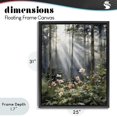 thumbnail image 4 of Stupell Industries Farmhouse Sunlit Woods In Morning Black Floating Frame Canvas Art, 25 x 31, by Franklyn Gregory, 4 of 8