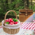 thumbnail image 4 of OHOIOLLA 1Ud Cesta De Picnic De Tejida A Mano Para Guardar Y Snacks, 4 of 5