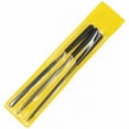 thumbnail image 4 of Chendee 3Pcs 3X140Mm Flat Triangle Round File Steel Needle File Set Grinding For Wood, 4 of 8