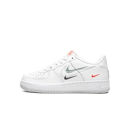 Nike Youth Air Force 1 Low GS DO6486 100 Multi-Swoosh - Size 4.5Y ...