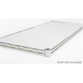 HSS Wire Shelf Liners for 14" x 36" Shelf, Opaque Plastic, 4Pack